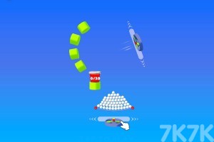 《吹球入桶》游戏截图1 《吹球入桶》游戏截图1