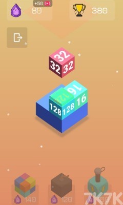 《掉落合并方块》游戏截图4