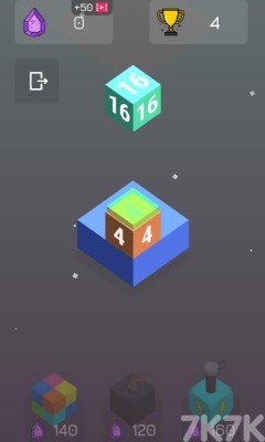 《掉落合并方块》游戏截图1