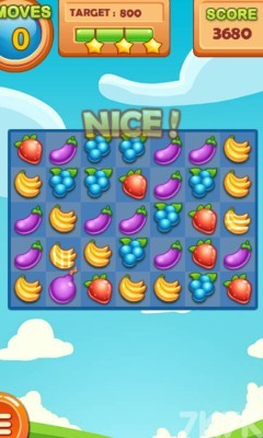 《水果缤纷对对碰》游戏截图2