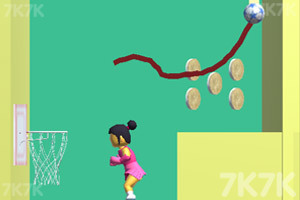 《极简画线投篮》游戏截图3 《极简画线投篮》游戏截图3