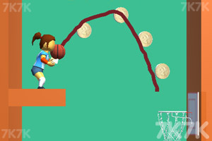 《极简画线投篮》游戏截图1 《极简画线投篮》游戏截图1