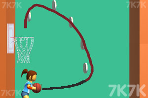 《极简画线投篮》游戏截图2 《极简画线投篮》游戏截图2