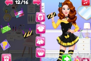 《女孩的多彩虫装》游戏截图1 《女孩的多彩虫装》游戏截图1