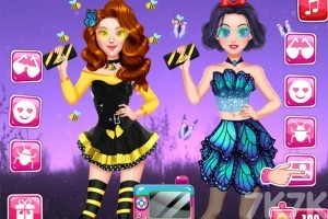 《女孩的多彩虫装》游戏截图2 《女孩的多彩虫装》游戏截图2