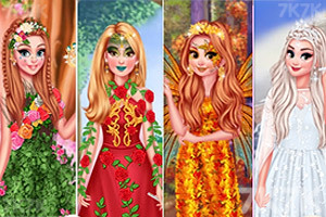 《四季公主的时装》游戏截图5 《四季公主的时装》游戏截图5