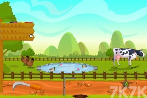 《寻找拖拉机车轮》游戏截图1 《寻找拖拉机车轮》游戏截图1