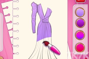 《制作梦幻连衣裙》游戏截图2 《制作梦幻连衣裙》游戏截图2