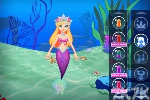 《美人鱼的一天》游戏截图1 《美人鱼的一天》游戏截图1