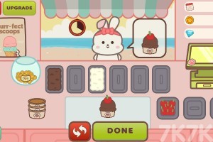 《喵喵冰淇淋车》游戏截图3 《喵喵冰淇淋车》游戏截图3