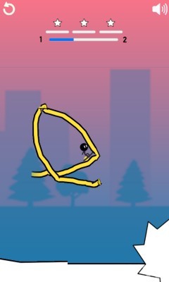 《火柴人画线滑雪》游戏截图4