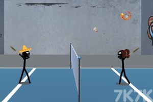 《火柴人放松羽毛球》游戏截图3 《火柴人放松羽毛球》游戏截图3