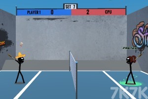 《火柴人放松羽毛球》游戏截图2 《火柴人放松羽毛球》游戏截图2
