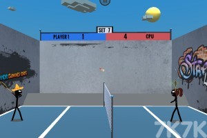 《火柴人放松羽毛球》游戏截图4 《火柴人放松羽毛球》游戏截图4