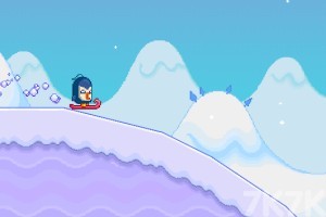 《企鹅滑雪》游戏截图2 《企鹅滑雪》游戏截图2