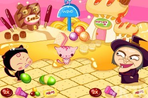 《小黑花花女巫糖果大战》游戏截图3