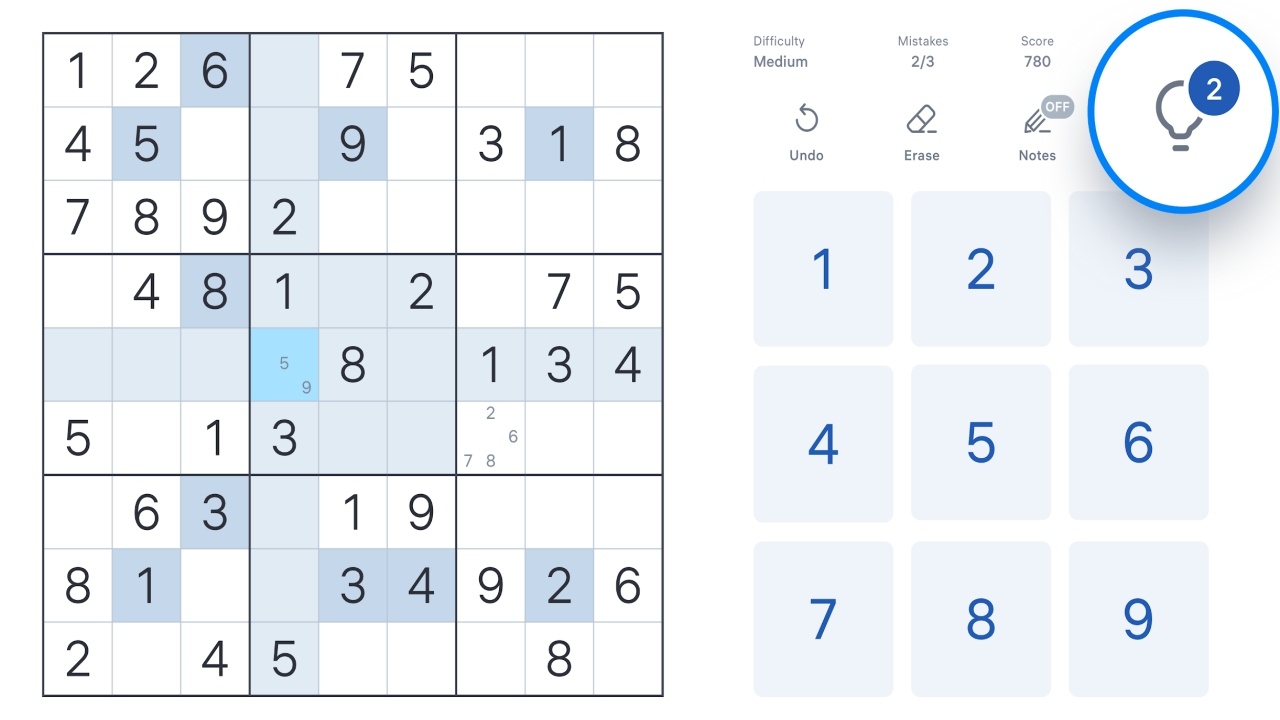 《数独经典趣味闯关》游戏截图5
