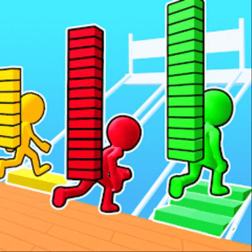 搬砖搭桥跑酷小游戏