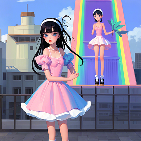 少女换装校园模拟小游戏