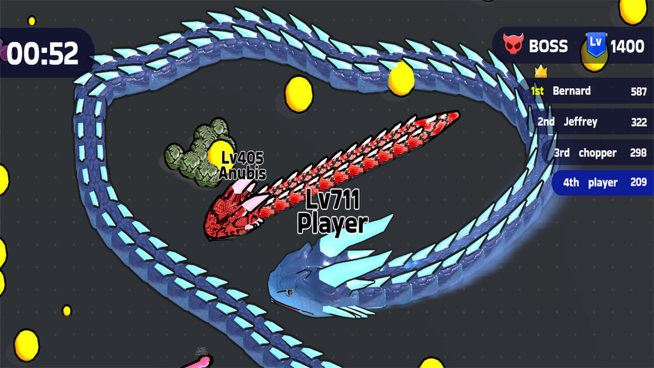 《贪吃蛇成长》游戏截图3