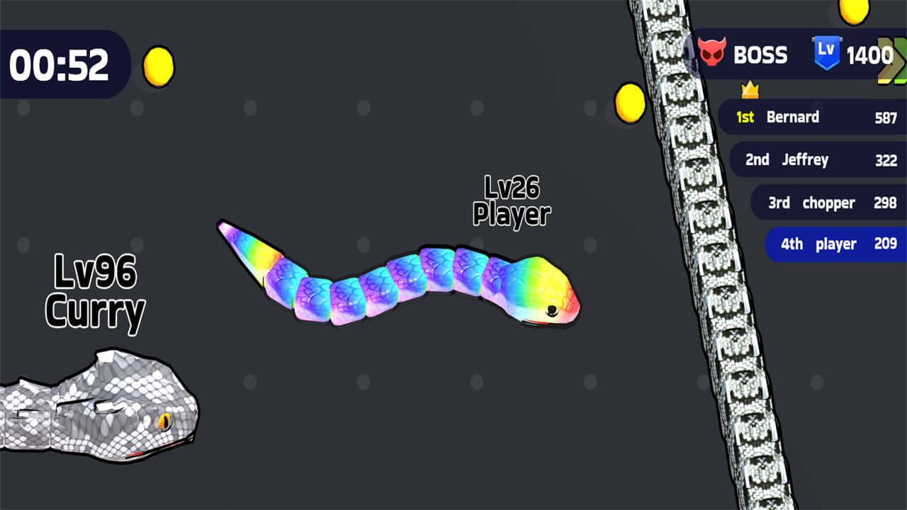 《贪吃蛇成长》游戏截图1