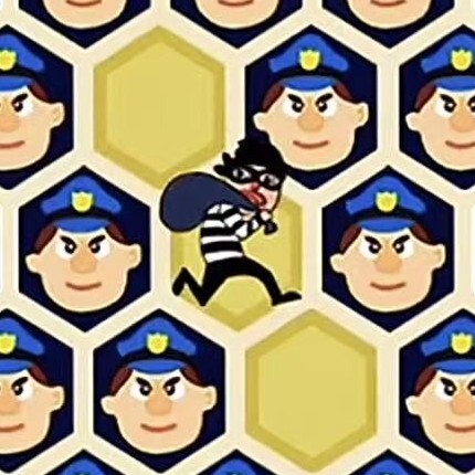 警察抓小偷包围