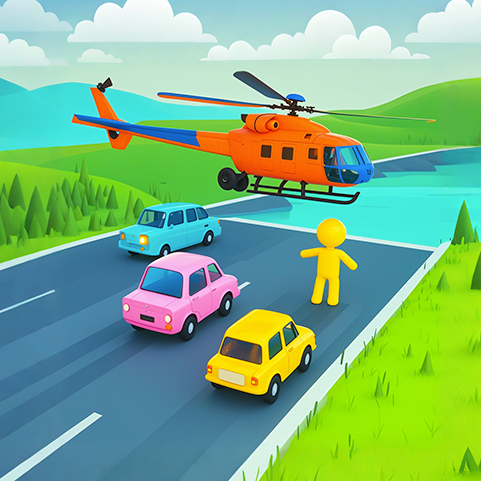 赛车人双人对战小游戏