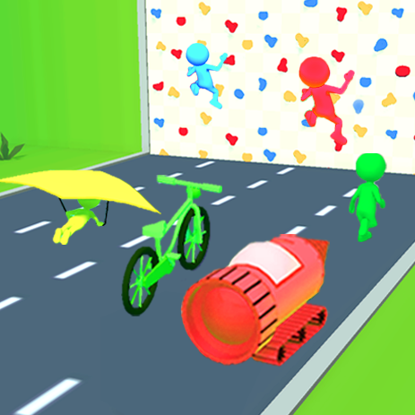 变形人跑酷竞速小游戏