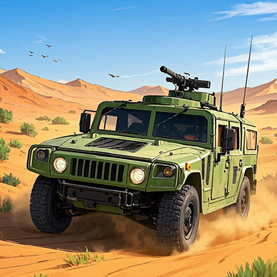 装甲车战地驾驶小游戏