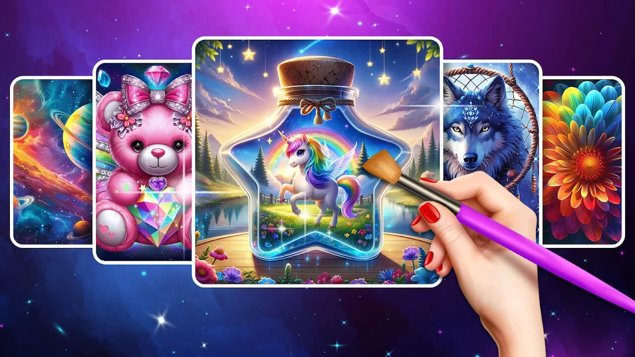 《二次元数字涂色》游戏截图5