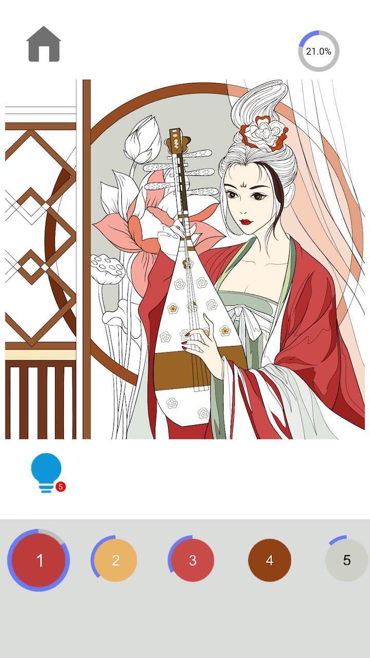 《二次元数字涂色》游戏截图2