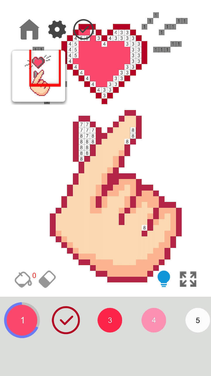 《二次元数字涂色》游戏截图3