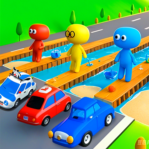 汽车人跑酷竞速小游戏