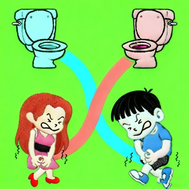 画条捷径去厕所