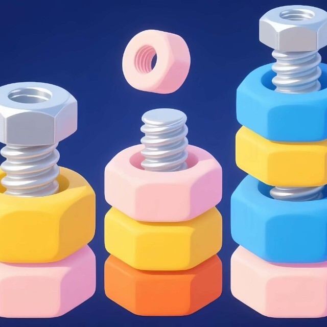 解压螺丝排排序