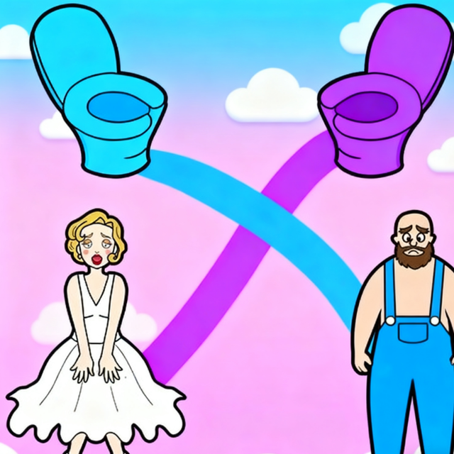 画线厕所益智游戏