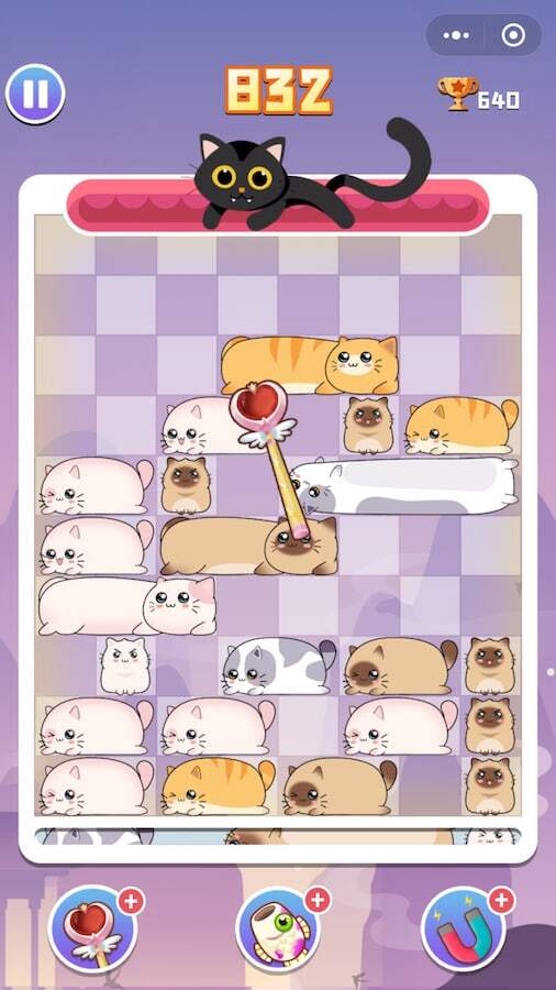 《猫咪消方块》游戏截图3