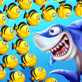 大鱼吃小鱼双人进化小游戏