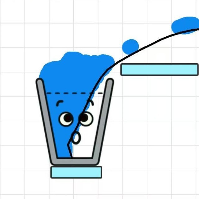 画线救救水杯游戏