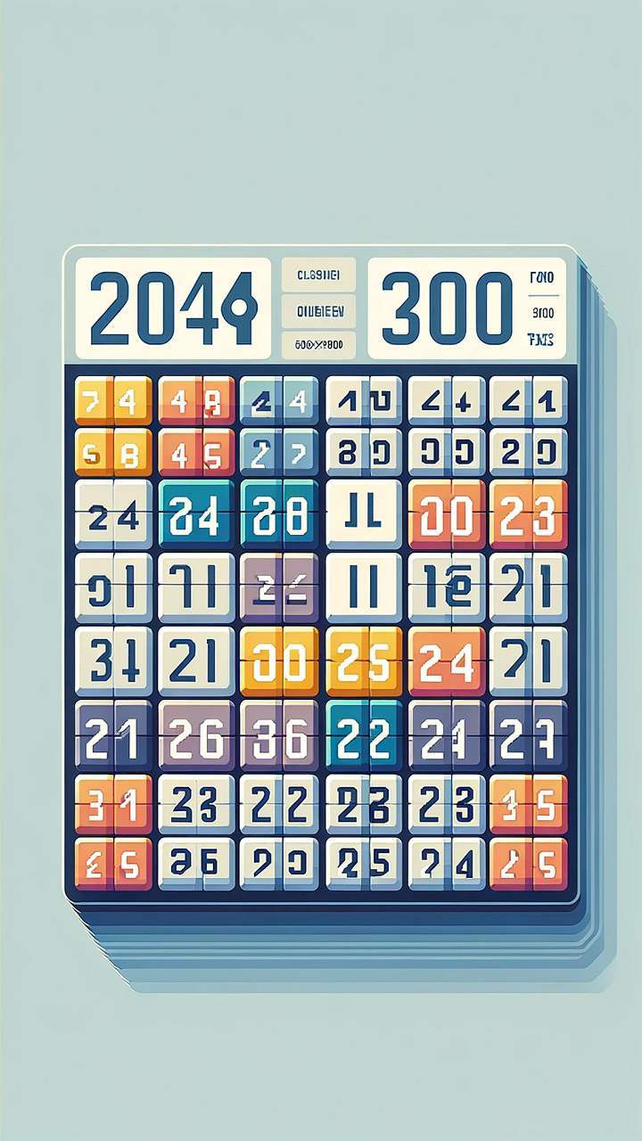 《2048经典原始版》游戏截图1