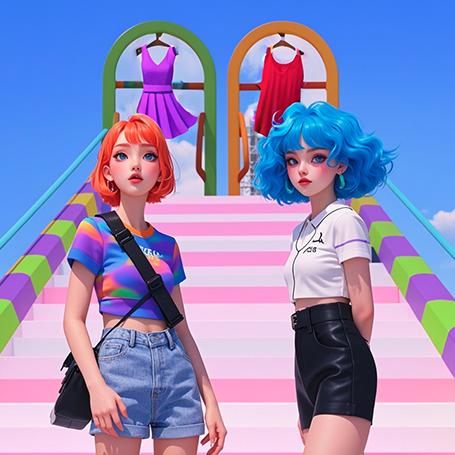 换装少女双人大作战