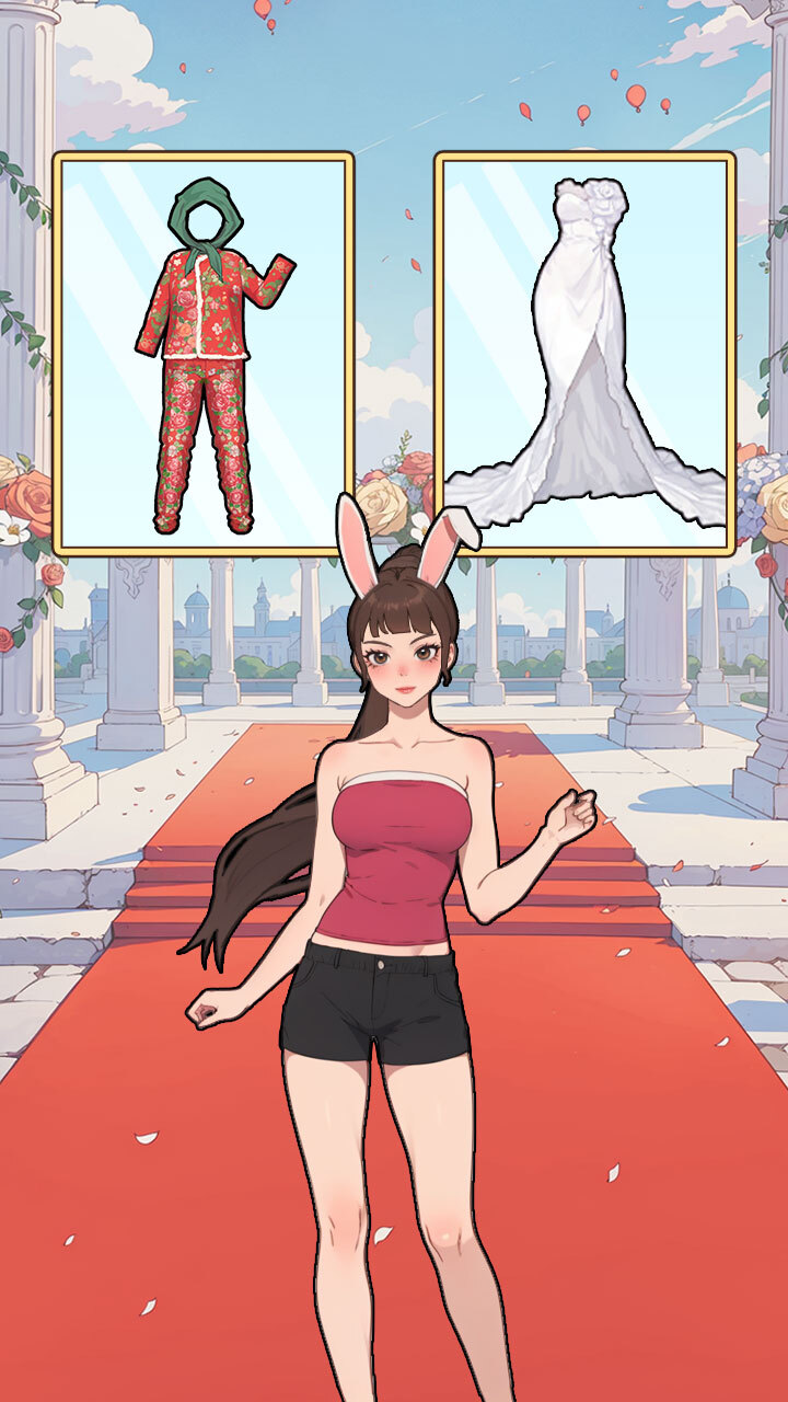 养女儿装扮
