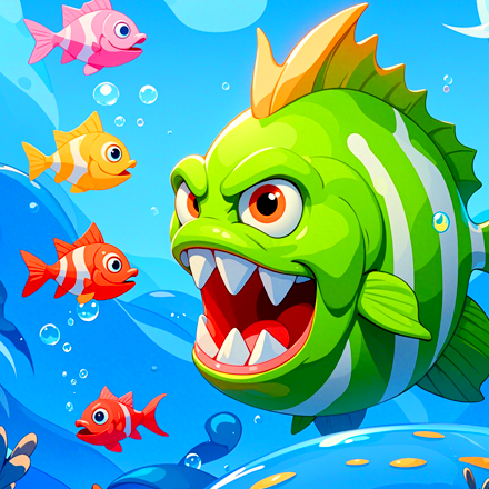 小鱼吃大鱼进化小游戏