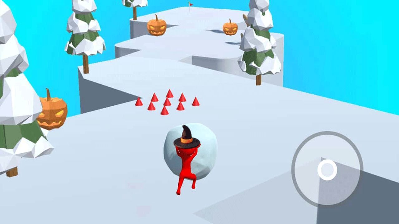 《雪场滚个球》游戏截图1