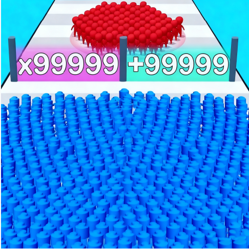 火柴人多人跑酷小游戏