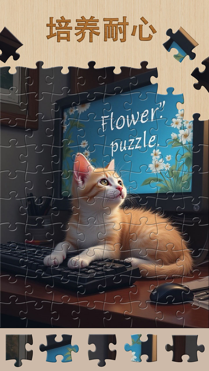 《花语拼图》游戏截图2