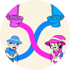 画线上厕所小游戏