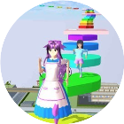 樱花小镇少女跑酷