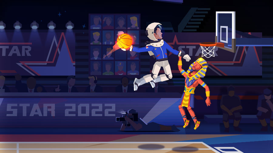 《单挑篮球》游戏截图1