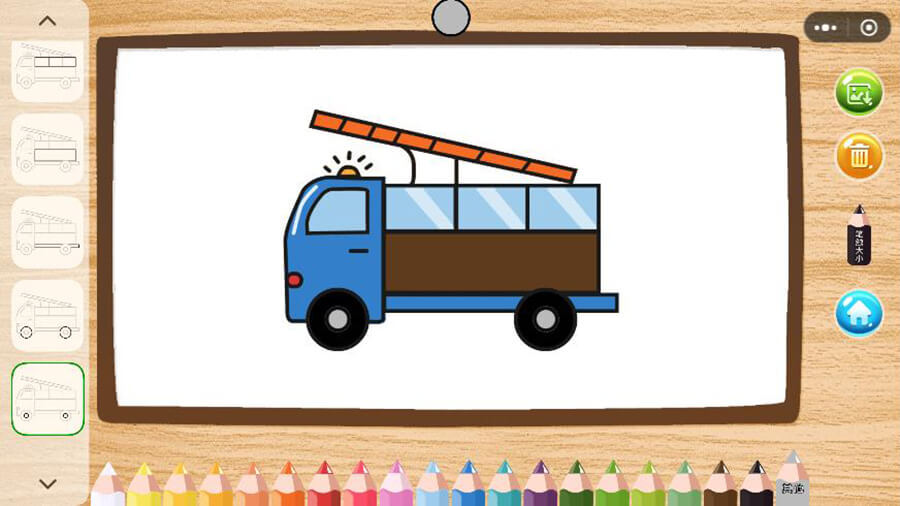 《涂鸦涂色画画板》游戏截图3